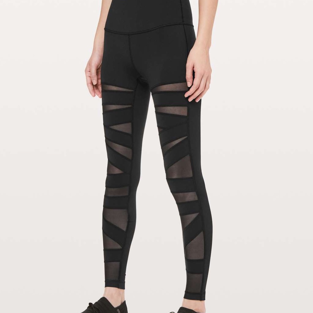 Lululemon Wunder Under Pant (Tech Mesh) *Size 4